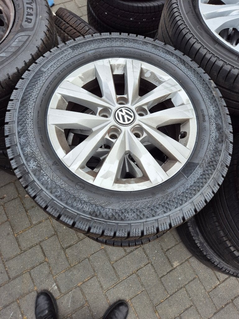 Volkswagen transporter velgenset orgineel nieuwe banden, Auto-onderdelen, Banden en Velgen, Ophalen, 16 inch, Banden en Velgen