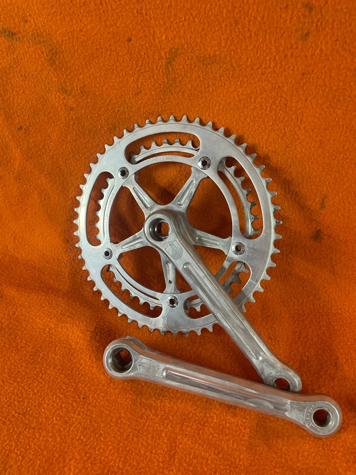 Campagnolo nuovo record Crankstel 170mm 52/42T Racefiets, Verzenden, Gebruikt, Overige typen