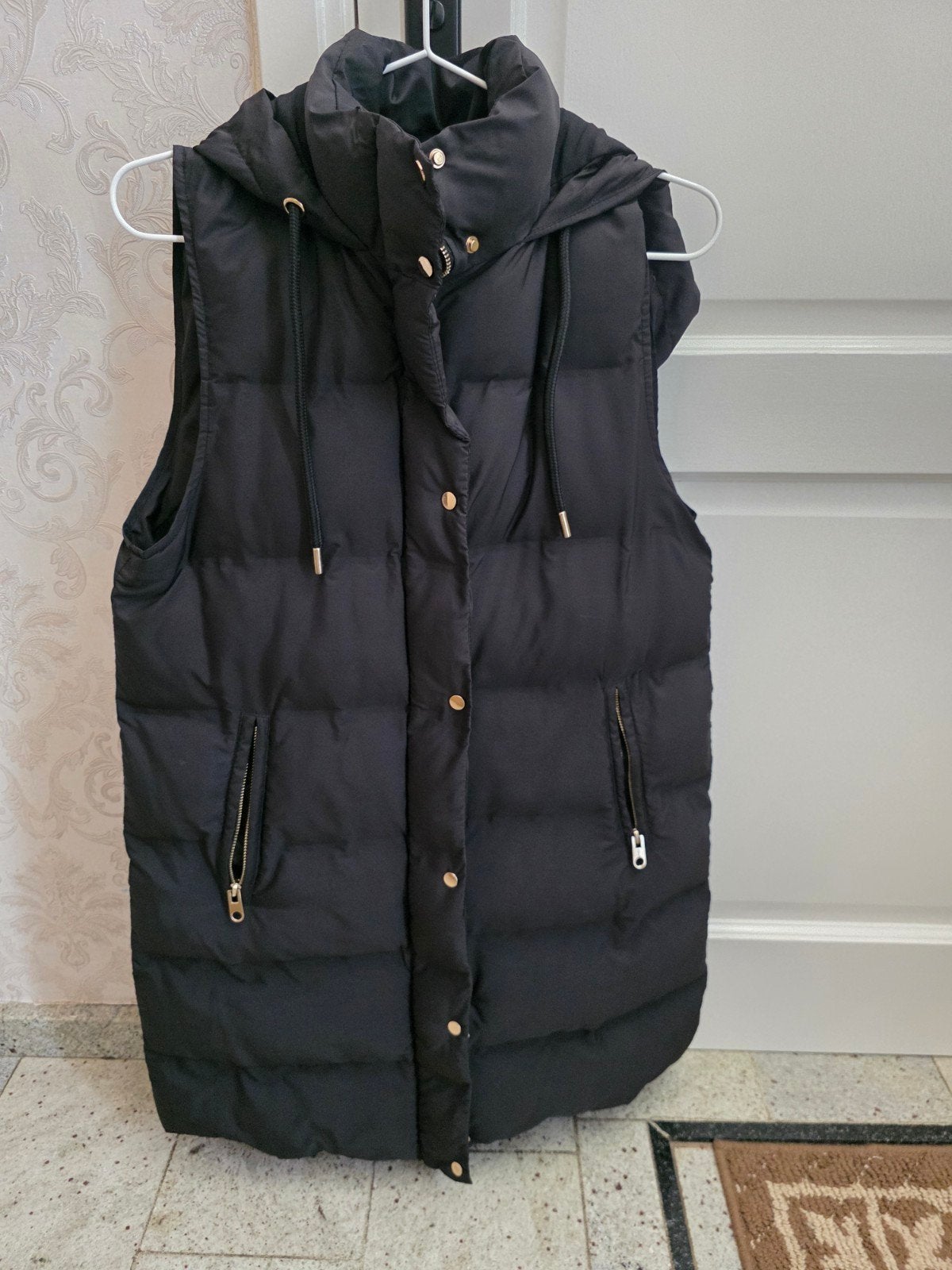 Zara Dames Bodywarmer Zwart met Capuchon, Ophalen of Verzenden, Zo goed als nieuw, Maat 36 (S), Zara