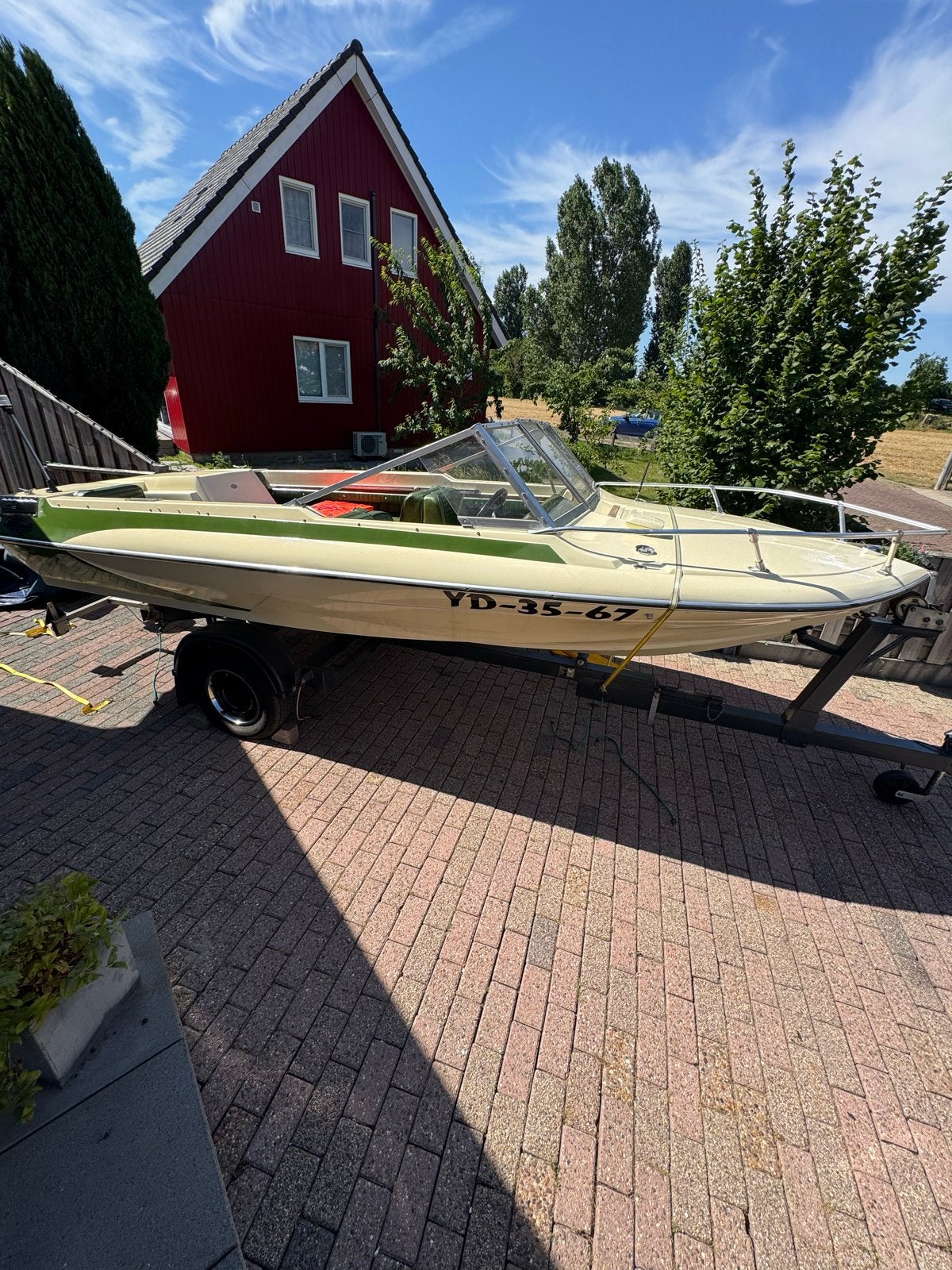Glastron V-174 Speedboot inclusief trailer, Ophalen, Gebruikt