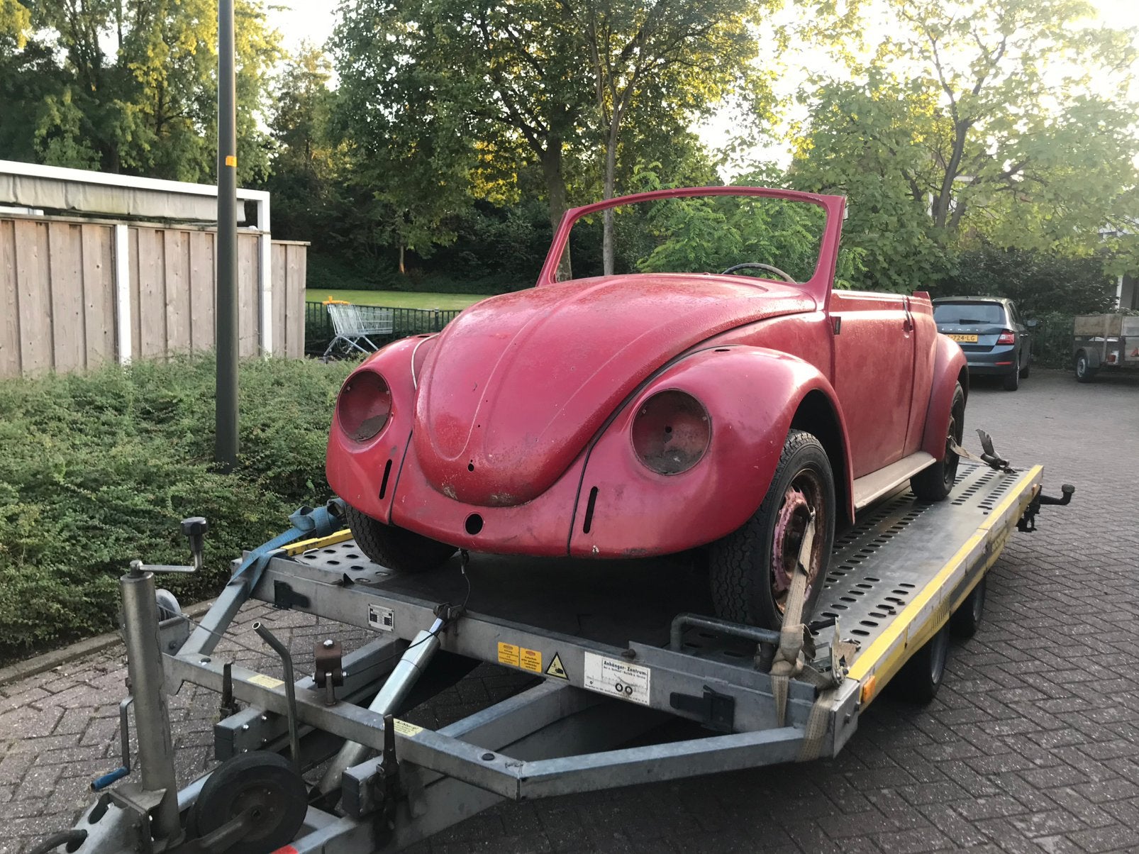 Te koop Kever Cabriolet Karmann 1968, Auto's, Achterwielaandrijving, Cabriolet, Volkswagen, Leder