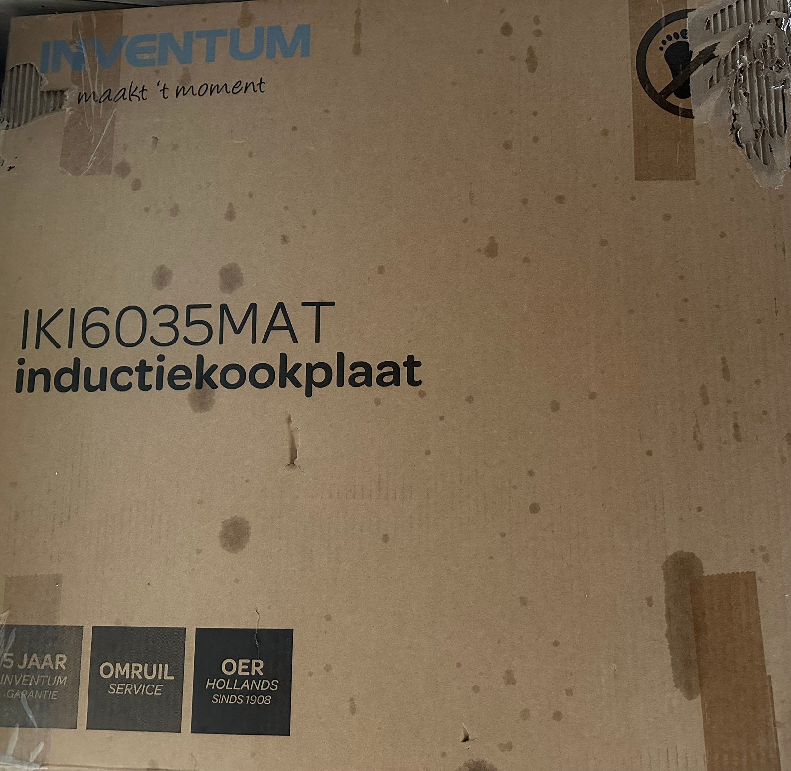 Inventum IKI6035MAT, Witgoed en Apparatuur, Kookplaten, Ophalen, Nieuw, 4 kookzones, Inbouw