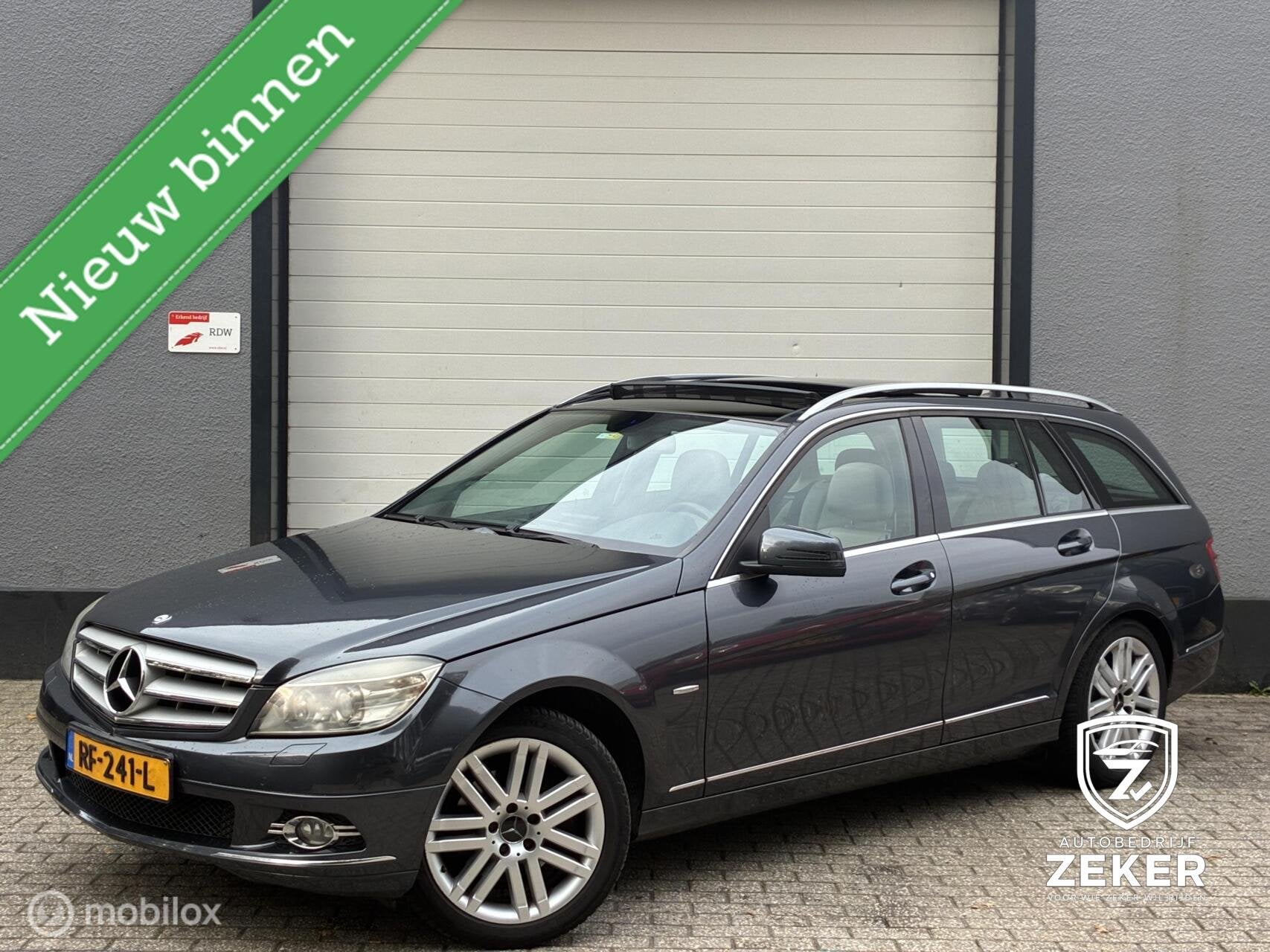 Mercedes C-klasse Estate 200 K Business / AUTOMAAT / PANO, Auto's, Automaat, Achterwielaandrijving, 4 cilinders, 1796 cc
