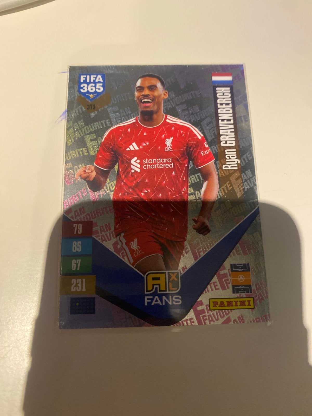 FIFA 365 Ryan Gravenberch Panini Adrenalyn XL Kaart, Ophalen of Verzenden, Zo goed als nieuw, Plaatje