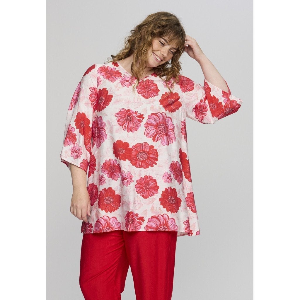 Roze/rood tuniek Camilla van Studio Maat 42/44, S, Studio, Maat 42/44 (L), Nieuw