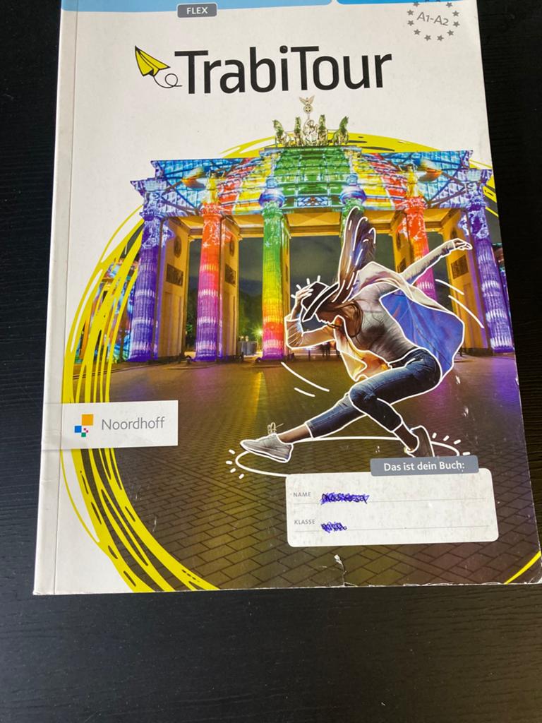 TrabiTour Duits A1-A2 - Noordhoff, Boeken, Schoolboeken, Ophalen of Verzenden, Gelezen, VMBO, Duits