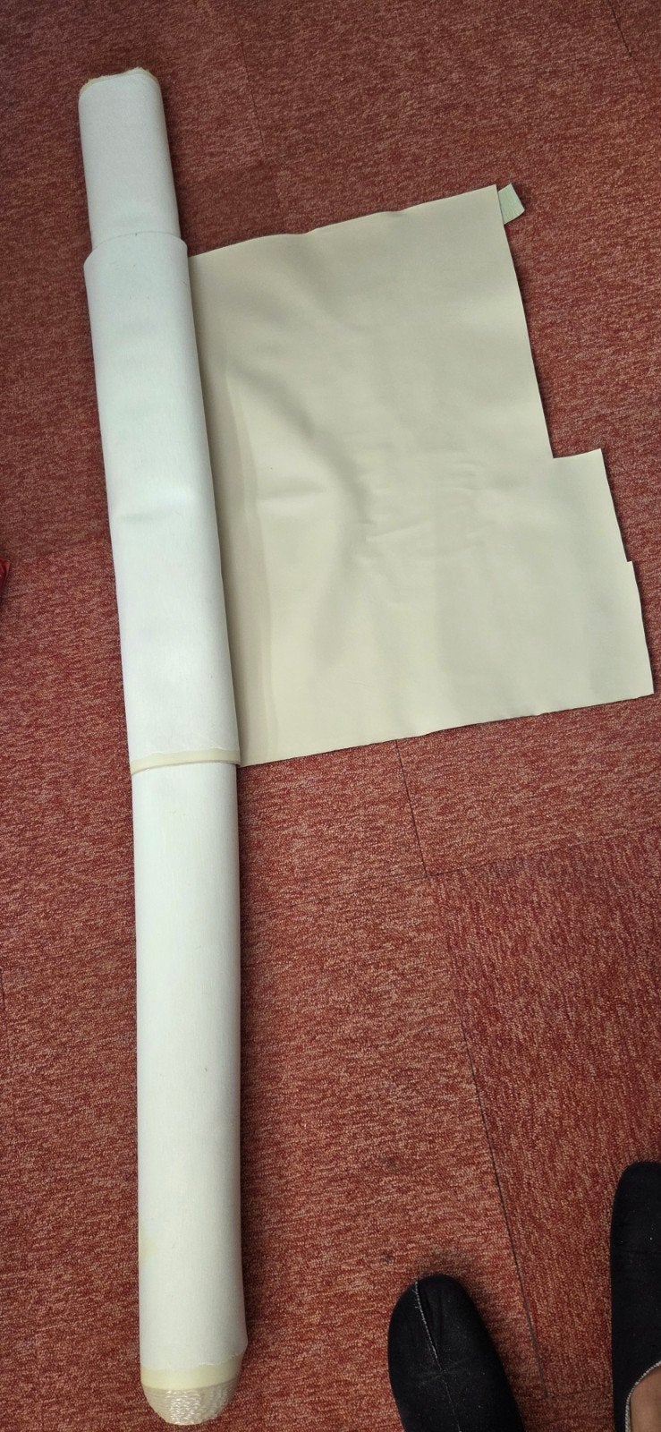 Grote rol stof - Crème/Beige, Ophalen, Overige materialen, 120 cm of meer, Beige