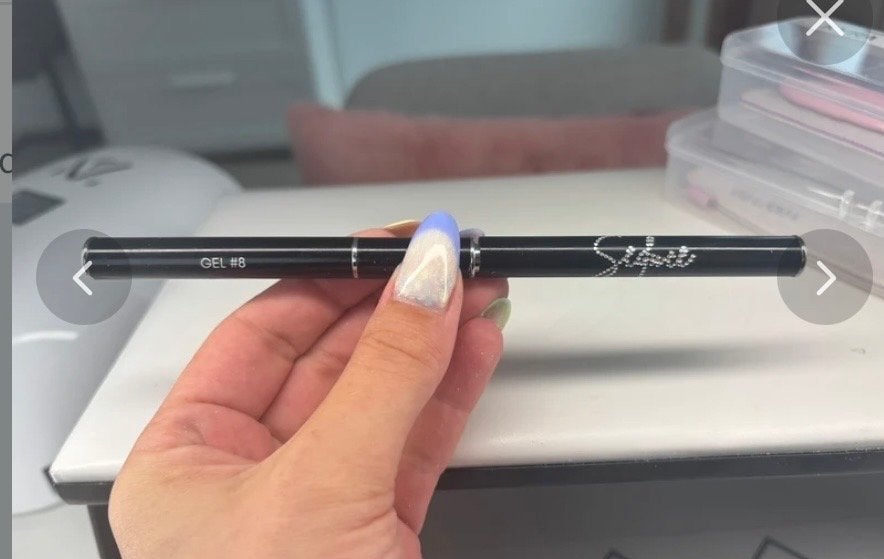 Nieuwe 2-in-1 Gel Kwast en Spatel voor Nagelstyling, Ophalen of Verzenden, Nieuw, Gehele gezicht, Overige typen