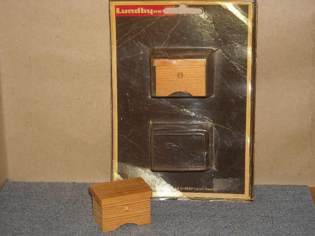 Lundby Lundbynette nachtkastjes, 2 stuks, Ophalen of Verzenden, Zo goed als nieuw, Poppenhuis