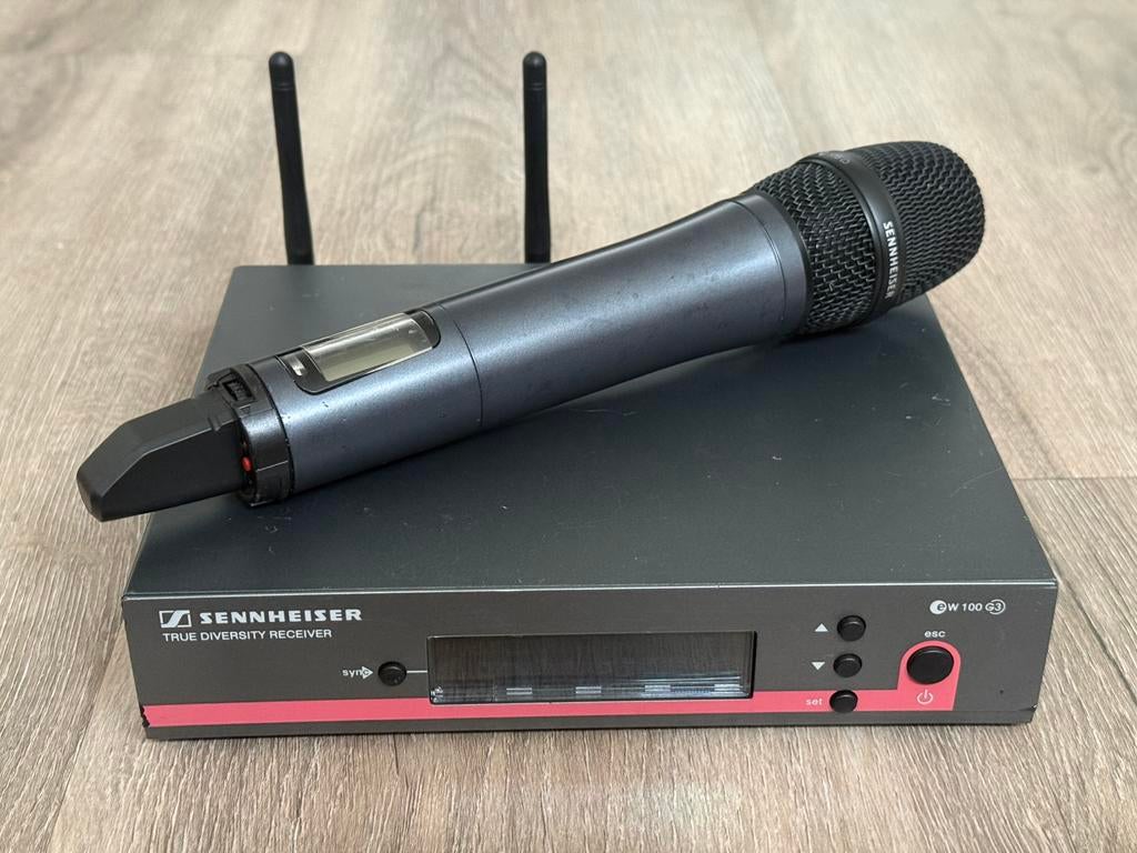 Sennheiser EW 100-835 G3 (Band A, 516-558MHz) handheld, Muziek en Instrumenten, Ophalen of Verzenden, Zo goed als nieuw, Zangmicrofoon