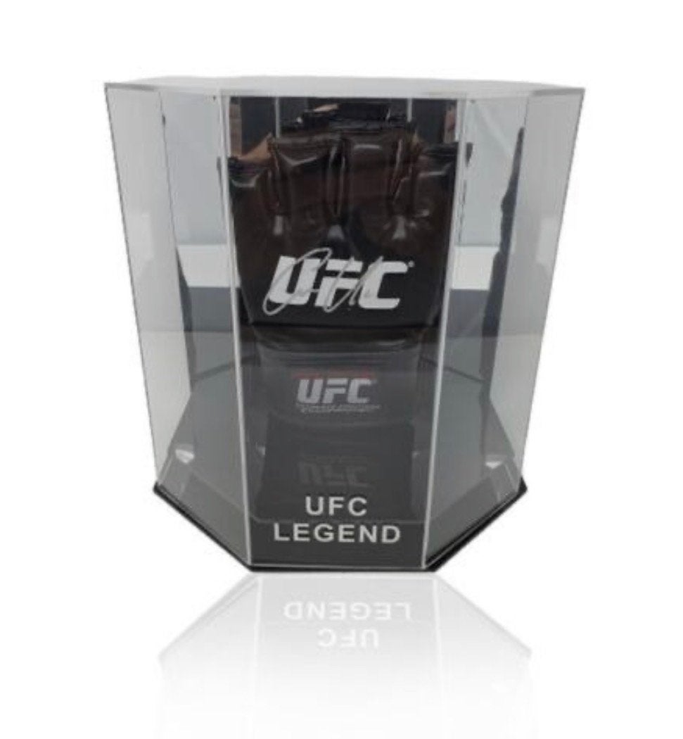 Conor McGregor Gesigneerde UFC Handschoen met Display, Ophalen of Verzenden, Zo goed als nieuw, Overige sporten, Overige typen