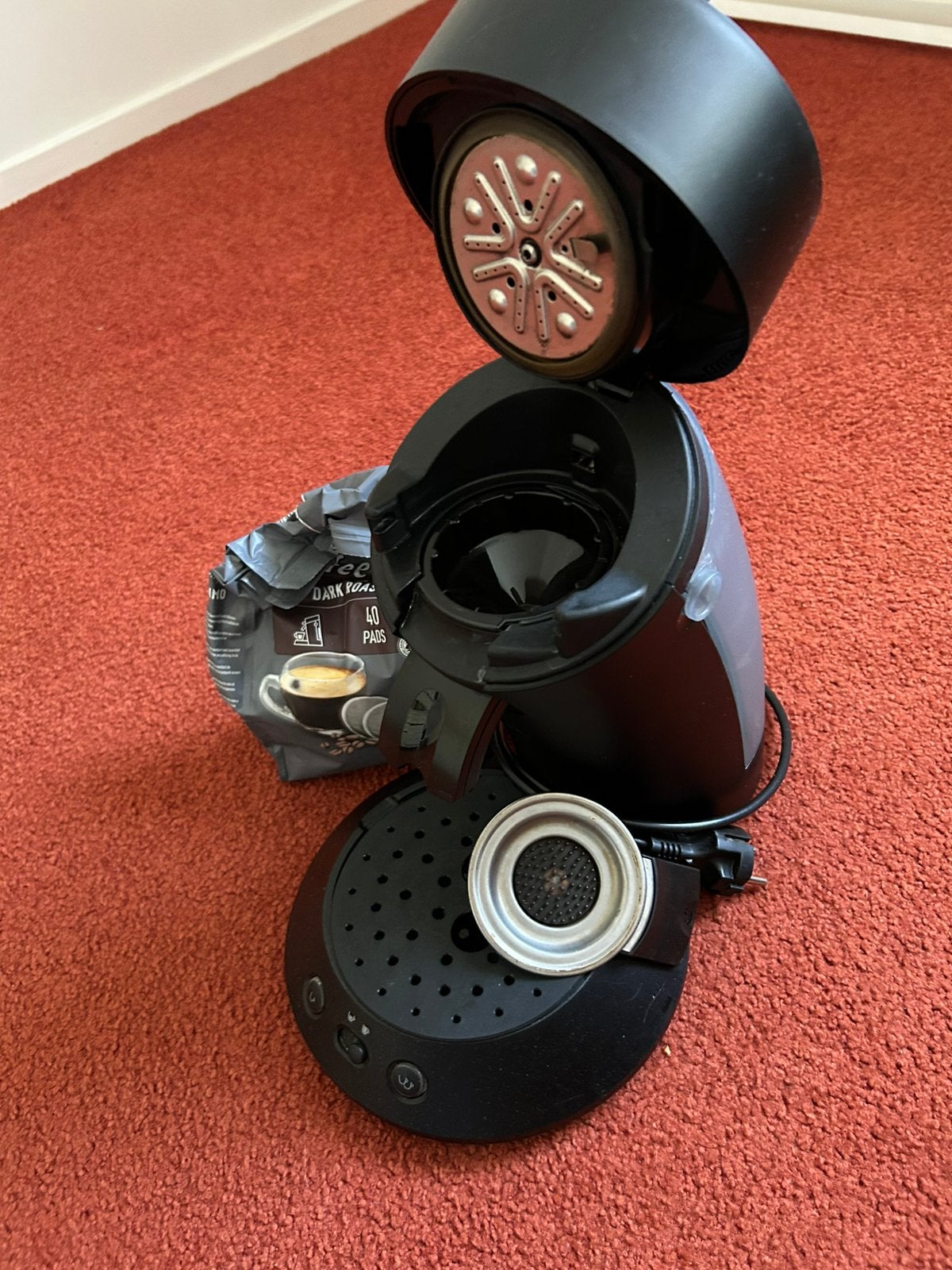 Senseo koffiezetapparaat, Ophalen, Gebruikt