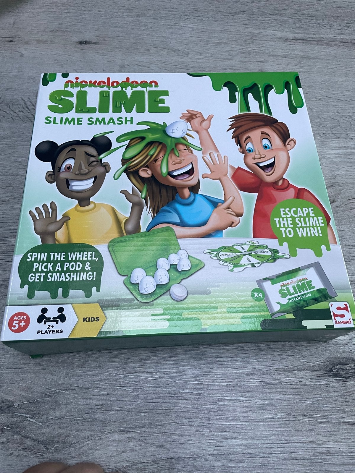 Nickelodeon Slime Slime Smash Bordspel - Nieuw in doos!, Een of twee spelers, Ophalen of Verzenden, Nieuw