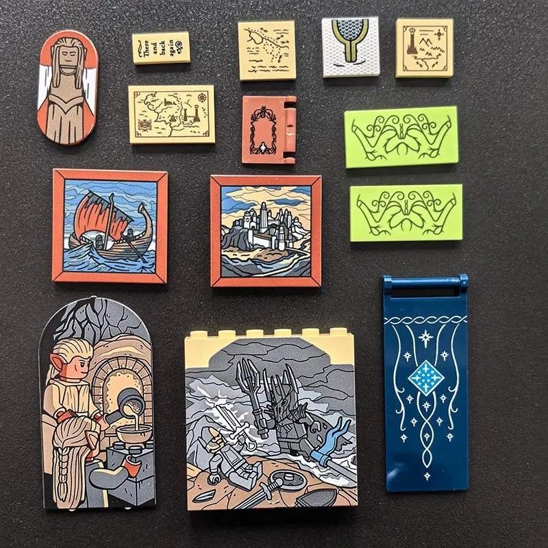 Print Parts Voor 10316 Rivendell, Verzenden, Lego, Accessoire, Nieuw