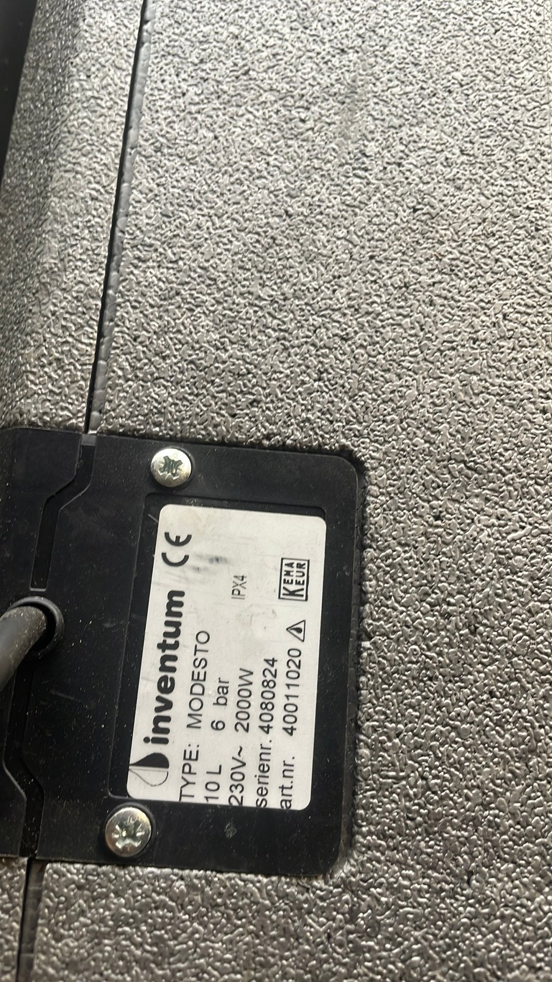 Keukenboilers 2000 watt, Doe-het-zelf en Verbouw, Ophalen, Gebruikt, Boiler, Minder dan 20 liter