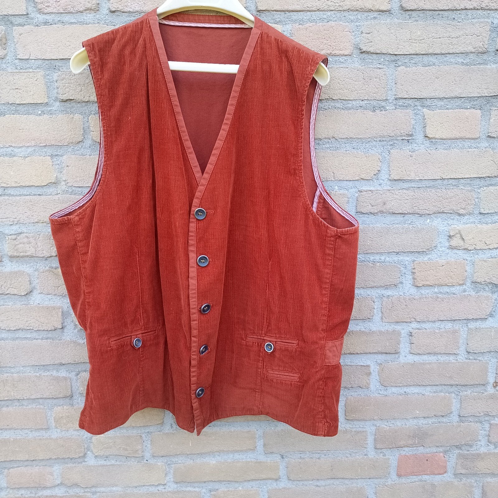 Tiroler 54 trachten gilet vest ribfluweel Oktoberfest, Ophalen of Verzenden, Gedragen, Maat 52/54 (L), Dressmaster