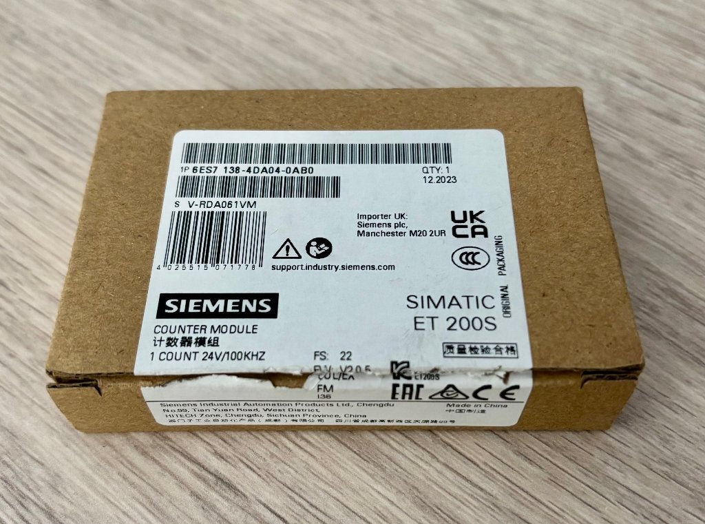 SIEMENS - ET 200S - Counter Module - 6ES7138-4DA04-0AB0, Ophalen of Verzenden, Nieuw