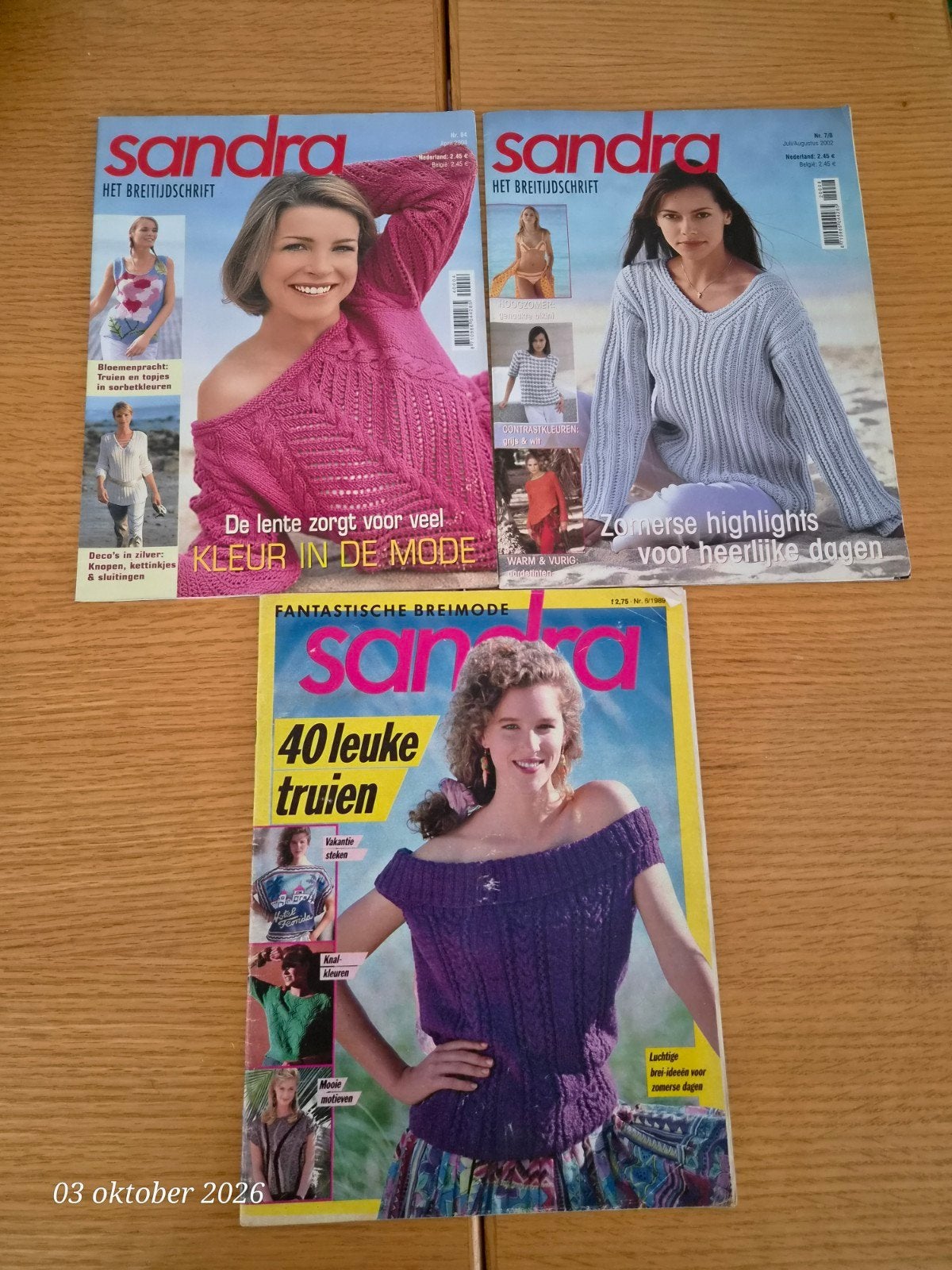 sandra (1), Boeken, Ophalen of Verzenden, Gelezen, Damesbladen