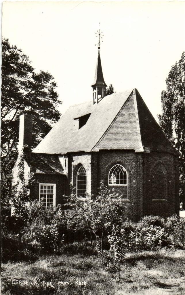 Bergeijk, Ned. Herv. Kerk - 1964 gelopen, Ophalen of Verzenden, 1960 tot 1980, Gelopen, Noord-Brabant