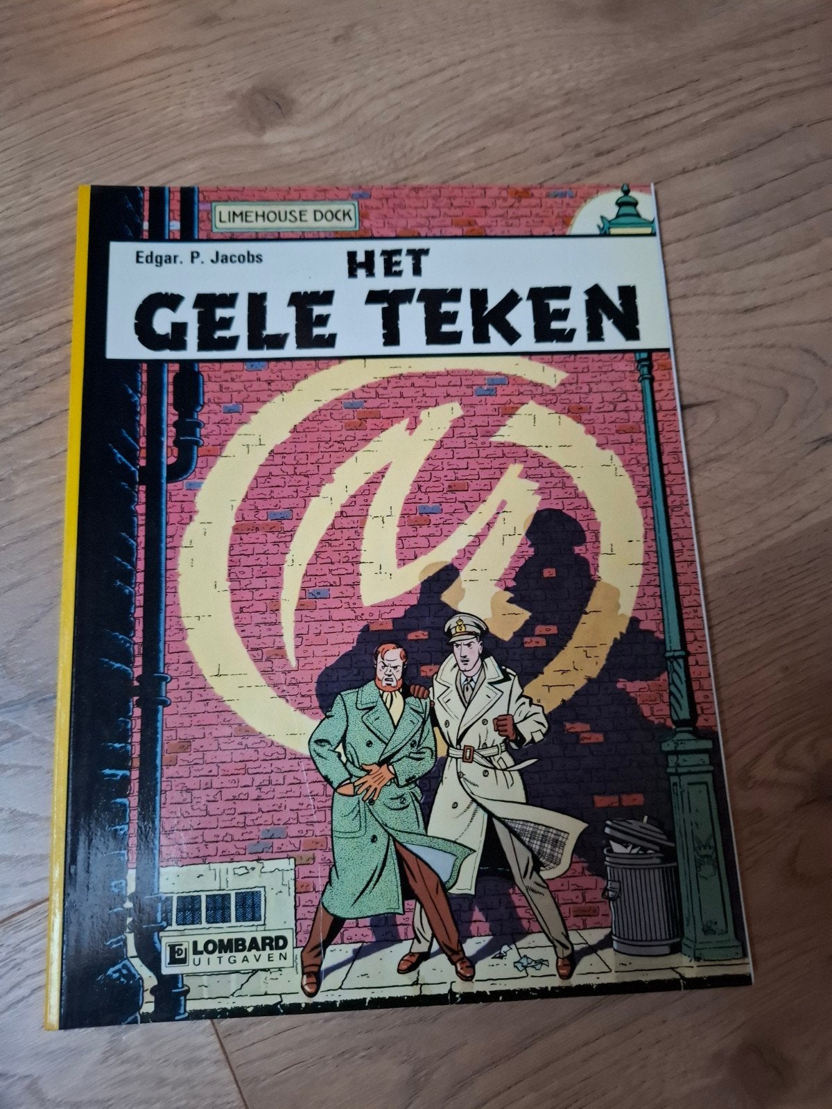 Het Gele Teken - Edgar P. Jacobs - Blake en Mortimer, Eén stripboek, Ophalen of Verzenden, Gelezen, Edgar P. Jacobs