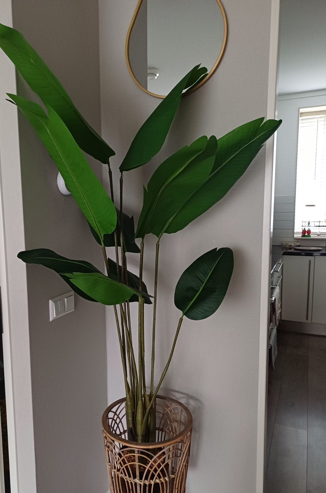 Kunstplant Strelitzia 160 cm - Tropische sfeer zonder zorgen, Huis en Inrichting, Binnen, Groen, Kunstplant, Nieuw