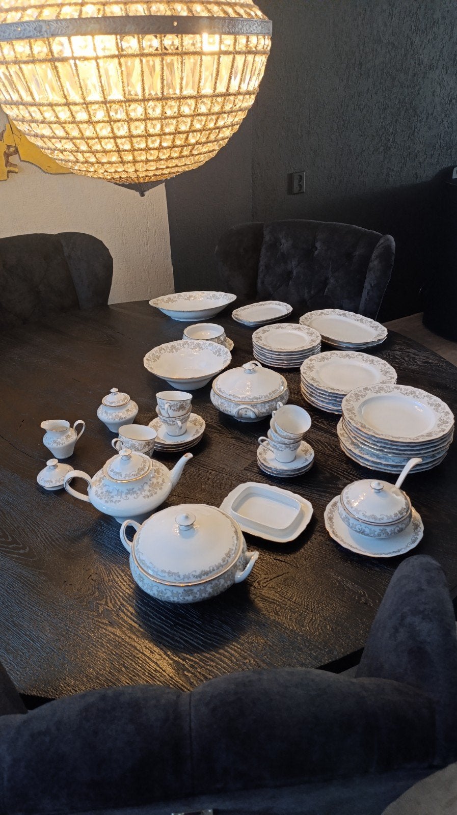 Prachtig Hutschenreuther Hohenberg porseleinen servies, Ophalen