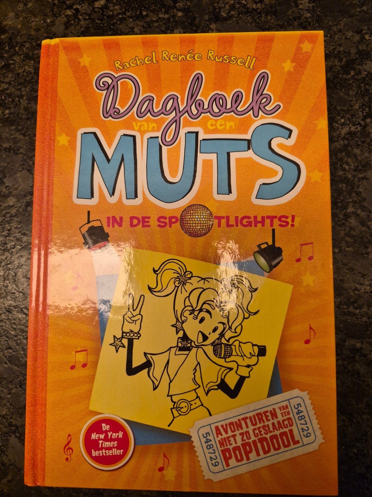 Dagboek van een Muts: In de Spotlights! (rookvrij), Ophalen of Verzenden, Zo goed als nieuw, Rachel Renée Russell, Fictie
