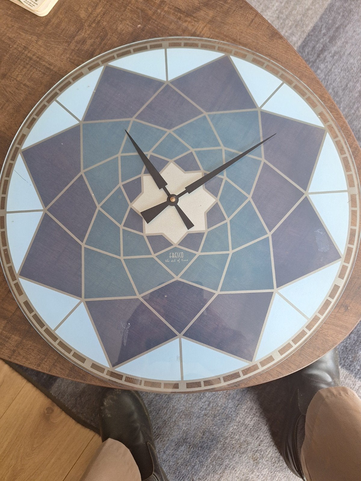 Fresco wandklok - 40 cm diameter - Goede staat, Analoog, Ophalen of Verzenden, Zo goed als nieuw, Overige merken