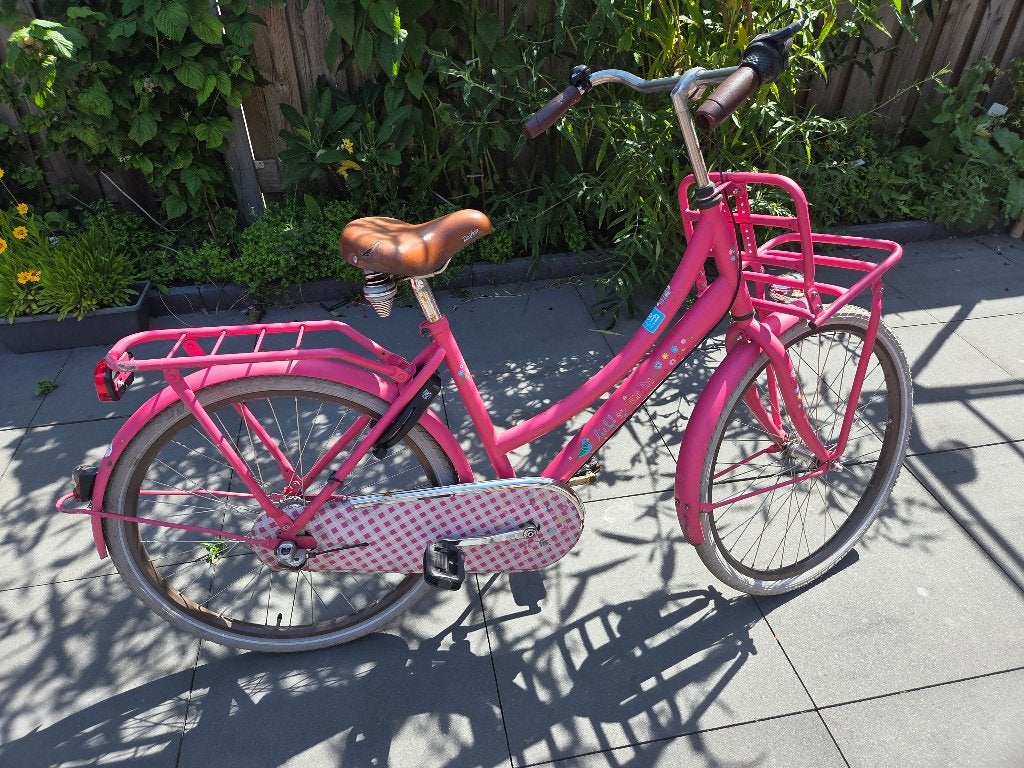 Meisjesfiets, Fietsen en Brommers, Fietsen | Kinderfietsjes, Ophalen, Gebruikt, Cortina, Terugtraprem