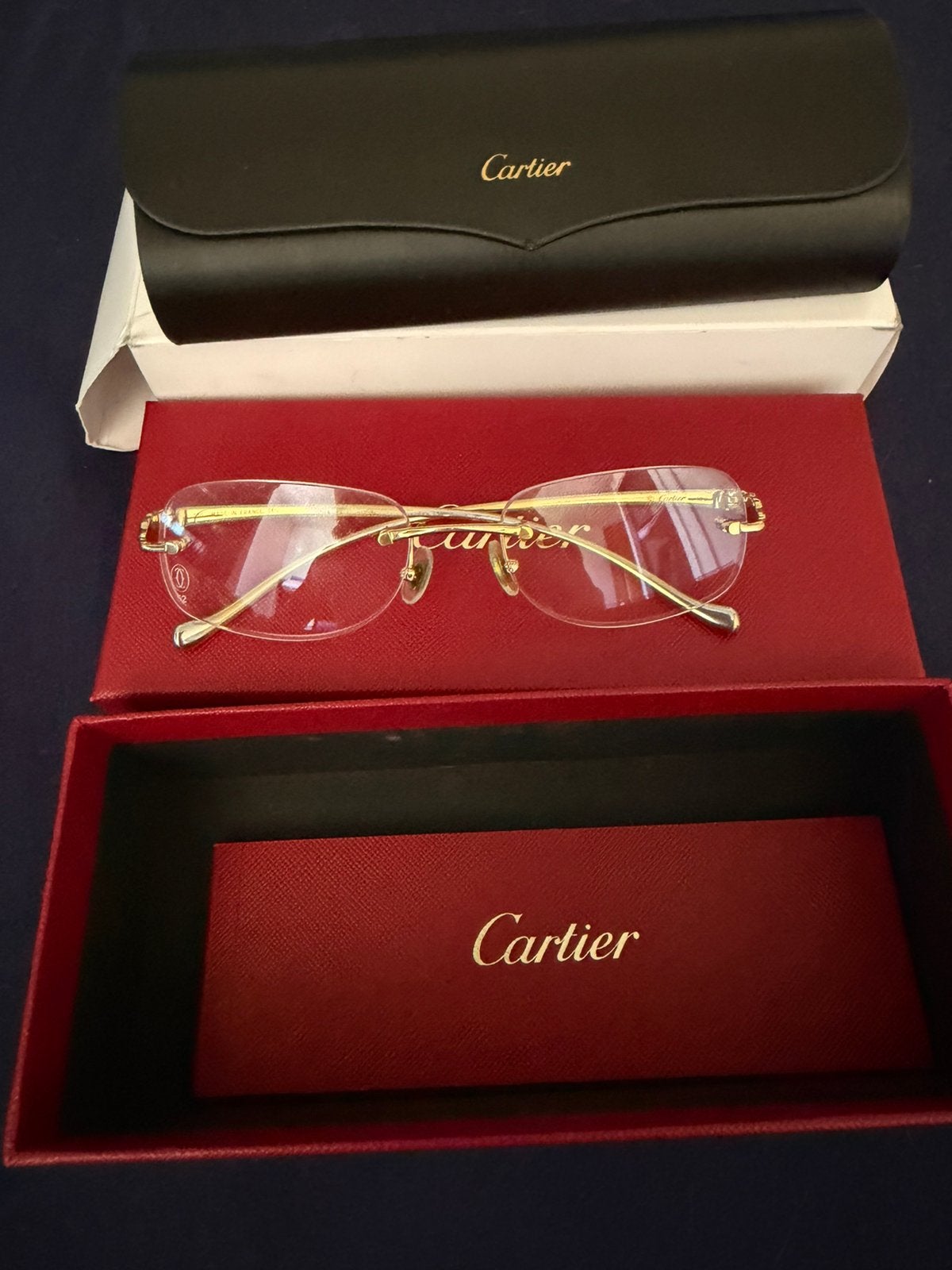 Cartier Bril, Gebruikt, Overige kleuren, Bril, Ophalen