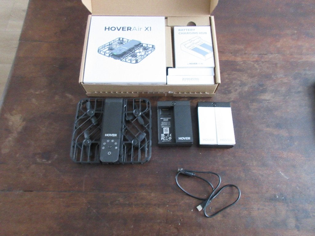Hoverair X1 met 3 accu's 2 en laders, Gebruikt, Cameradrone, HOVERair, Ophalen of Verzenden