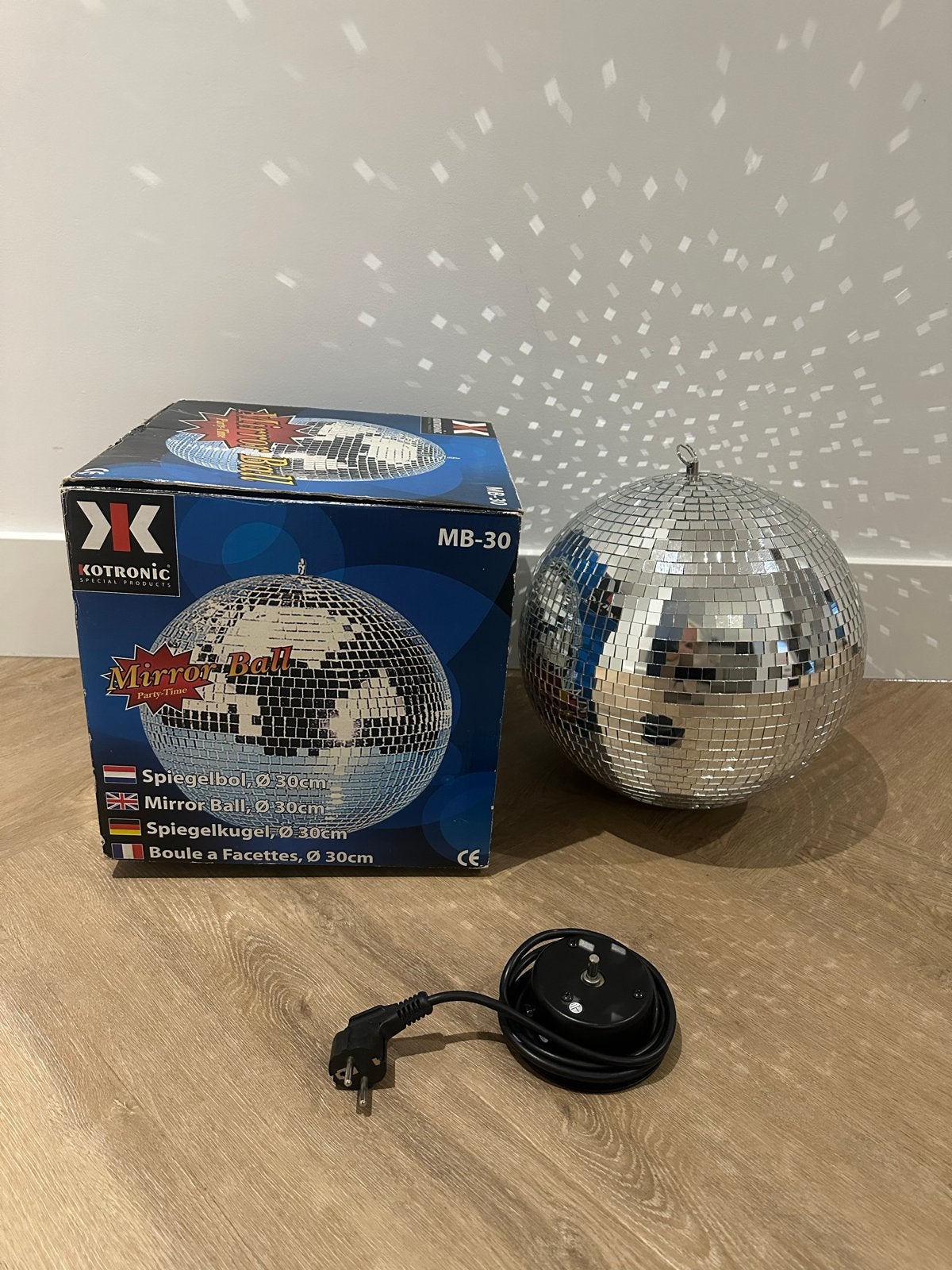 Discobal met draaimotor - Ø 30 cm, Ophalen, Zo goed als nieuw, Discobol
