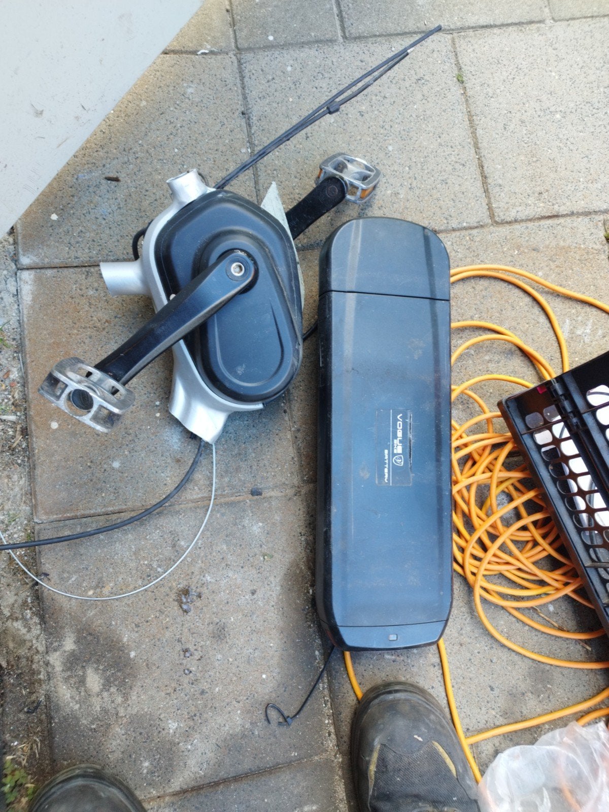 Bafang middenmotor en accu elektrische fiets (schadefiets), Ophalen of Verzenden, Gebruikt, Overige merken