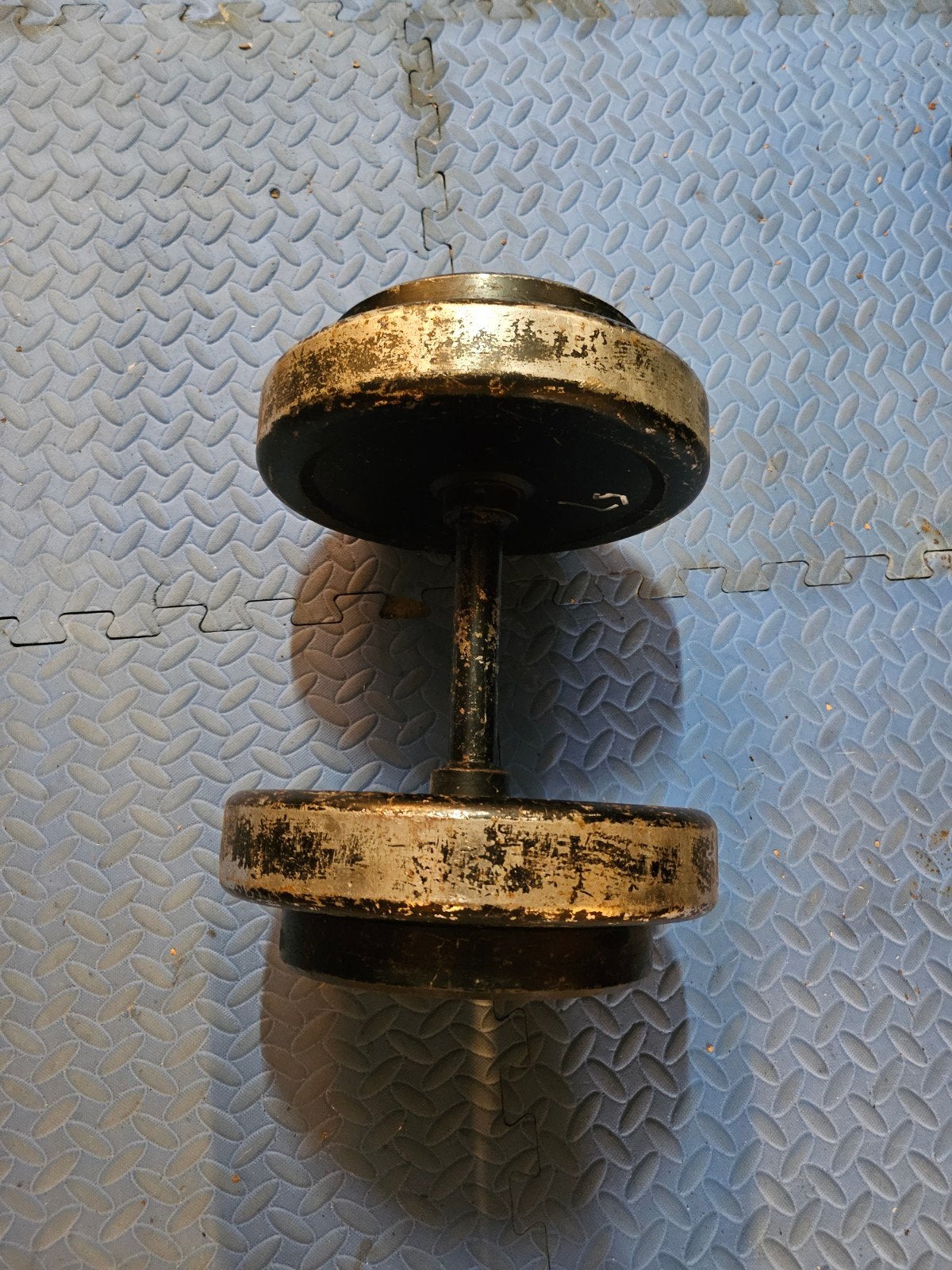 Vintage Dumbbell 57 kg - Krachttraining, Ophalen, Gebruikt, Rug, Dumbbell