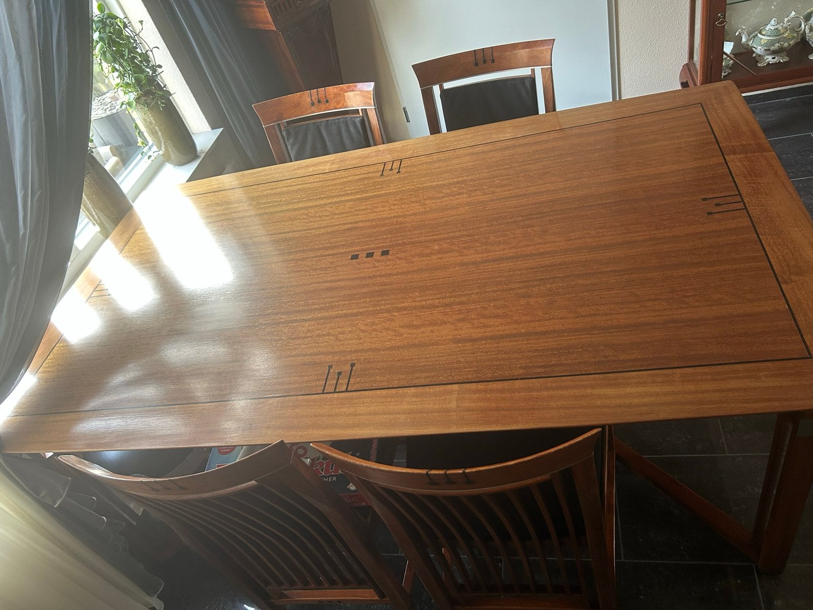 Schuitema Sullivan eetkamertafel DecoForma - Art Deco, Huis en Inrichting, Ophalen, 100 tot 150 cm, 150 tot 200 cm, Zo goed als nieuw