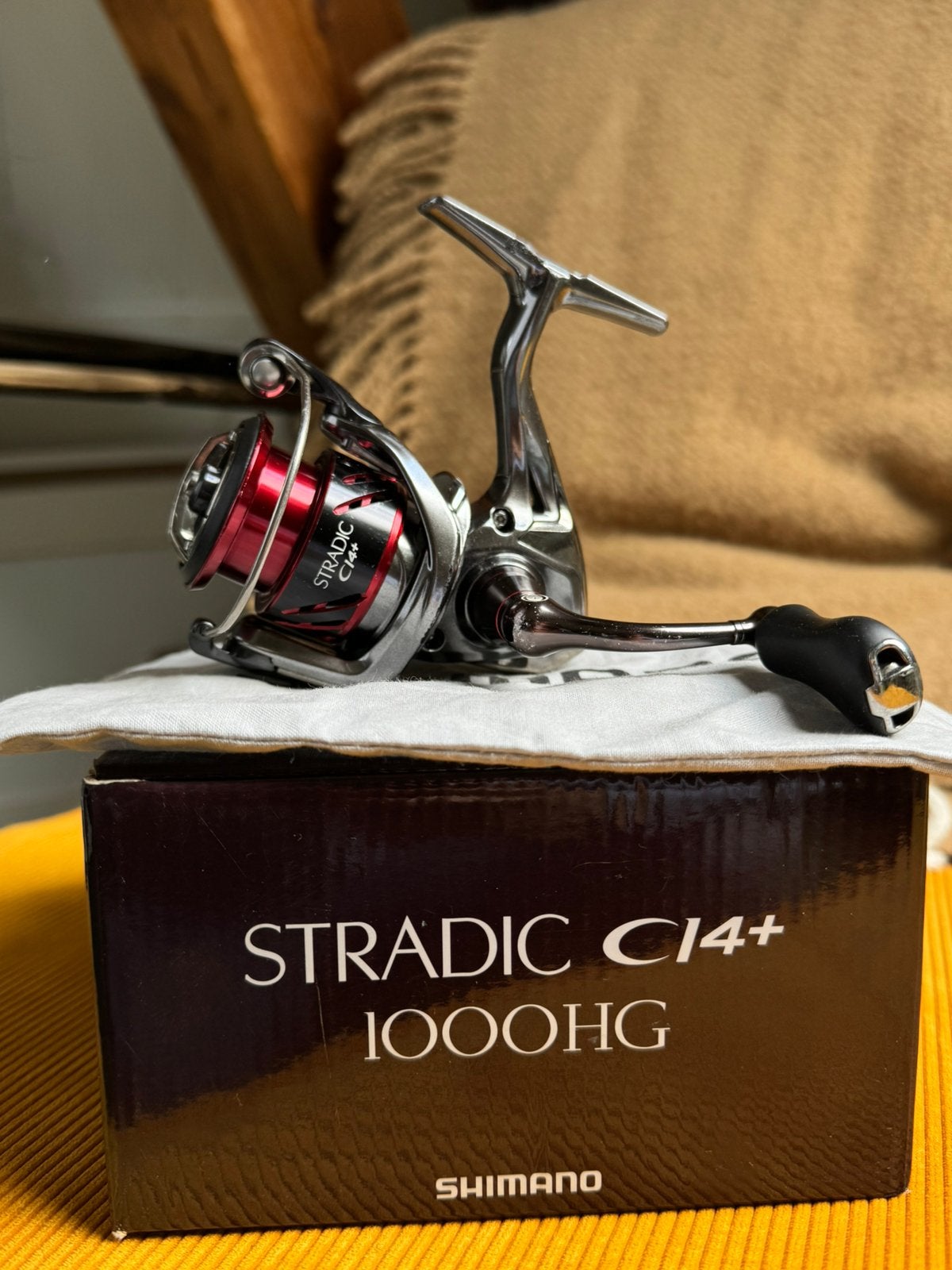 Shimano Stradic Ci4+ 1000HG forel / baars / snoekbaars UL, Ophalen of Verzenden, Gebruikt, Molen
