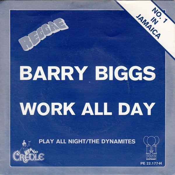 barry biggs-the dynamites/work all day-roots/reggae/ska/dub, Ophalen of Verzenden, Gebruikt, 7 inch, Rock en Metal