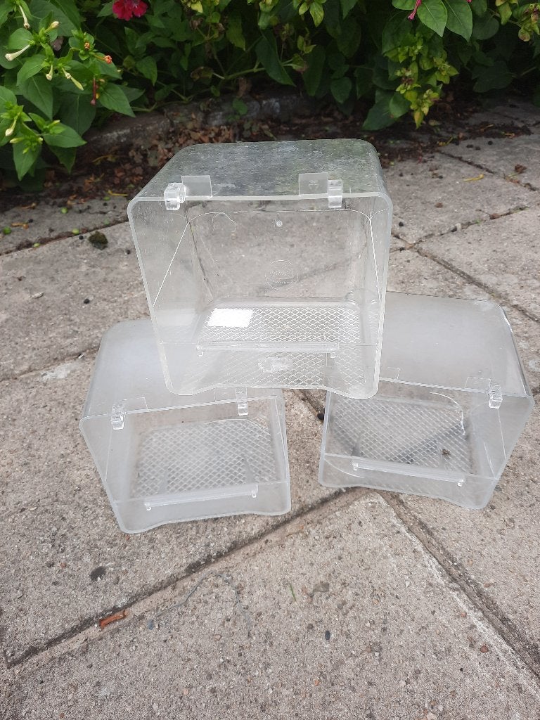 Vogels badhuisjes, Ophalen, Gebruikt, Kunststof, Vogelkooi