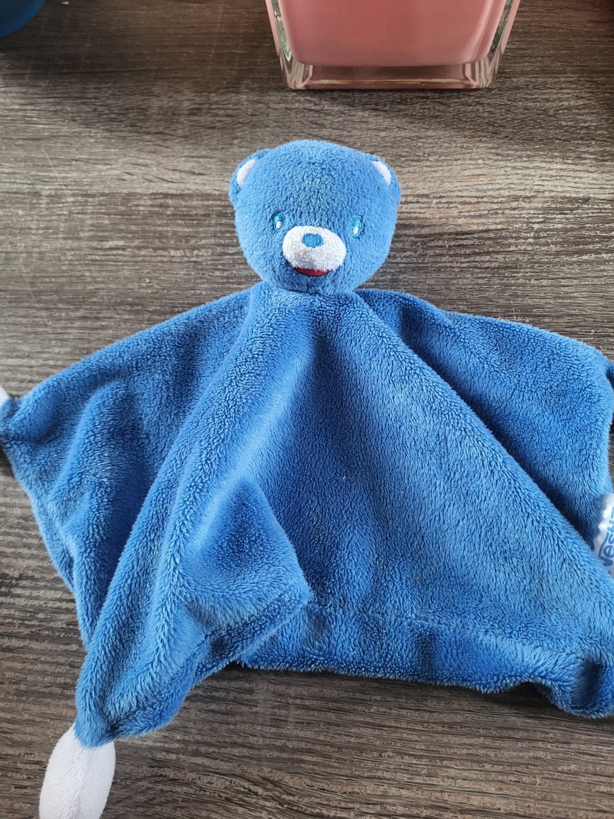 Nestlé blauw knuffeldoekje beertje, Ophalen of Verzenden, Nieuw, Overige typen