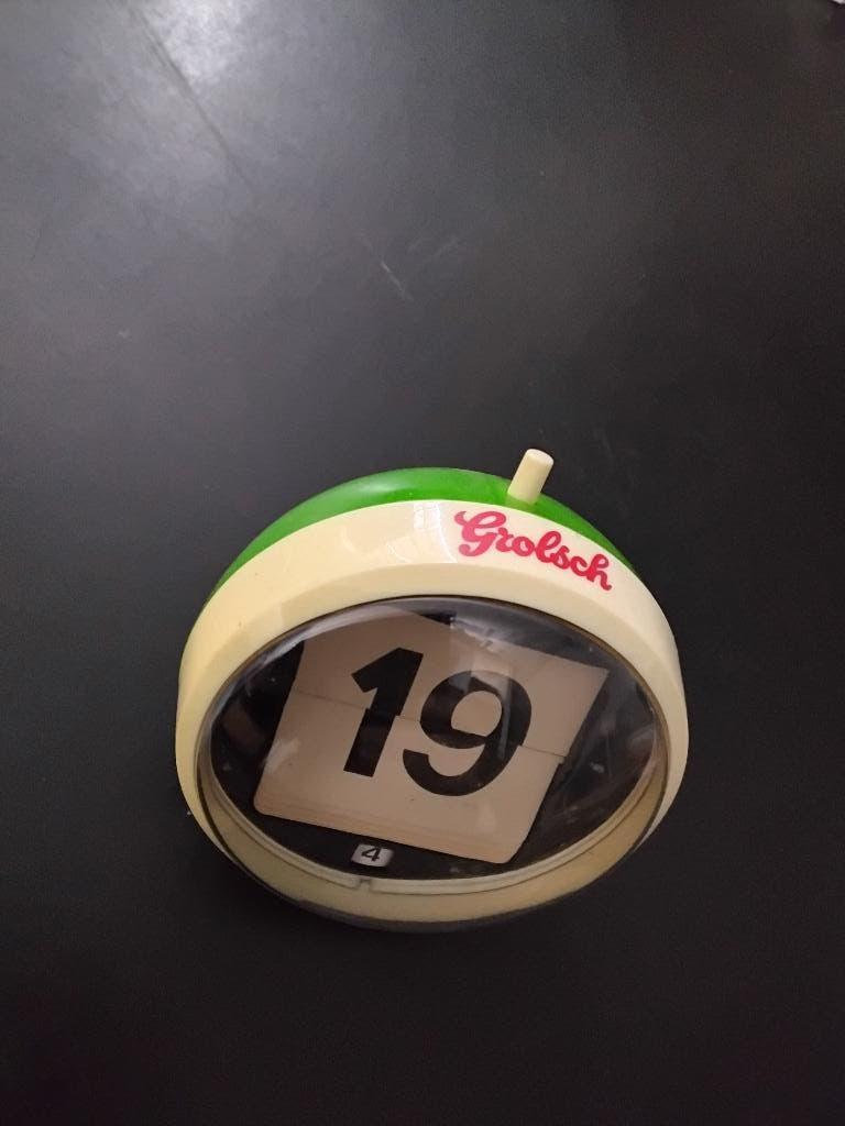 Grolsch buro kalender, Verzamelen, Biermerken, Ophalen of Verzenden, Gebruikt, Reclamebord, Plaat of Schild, Grolsch