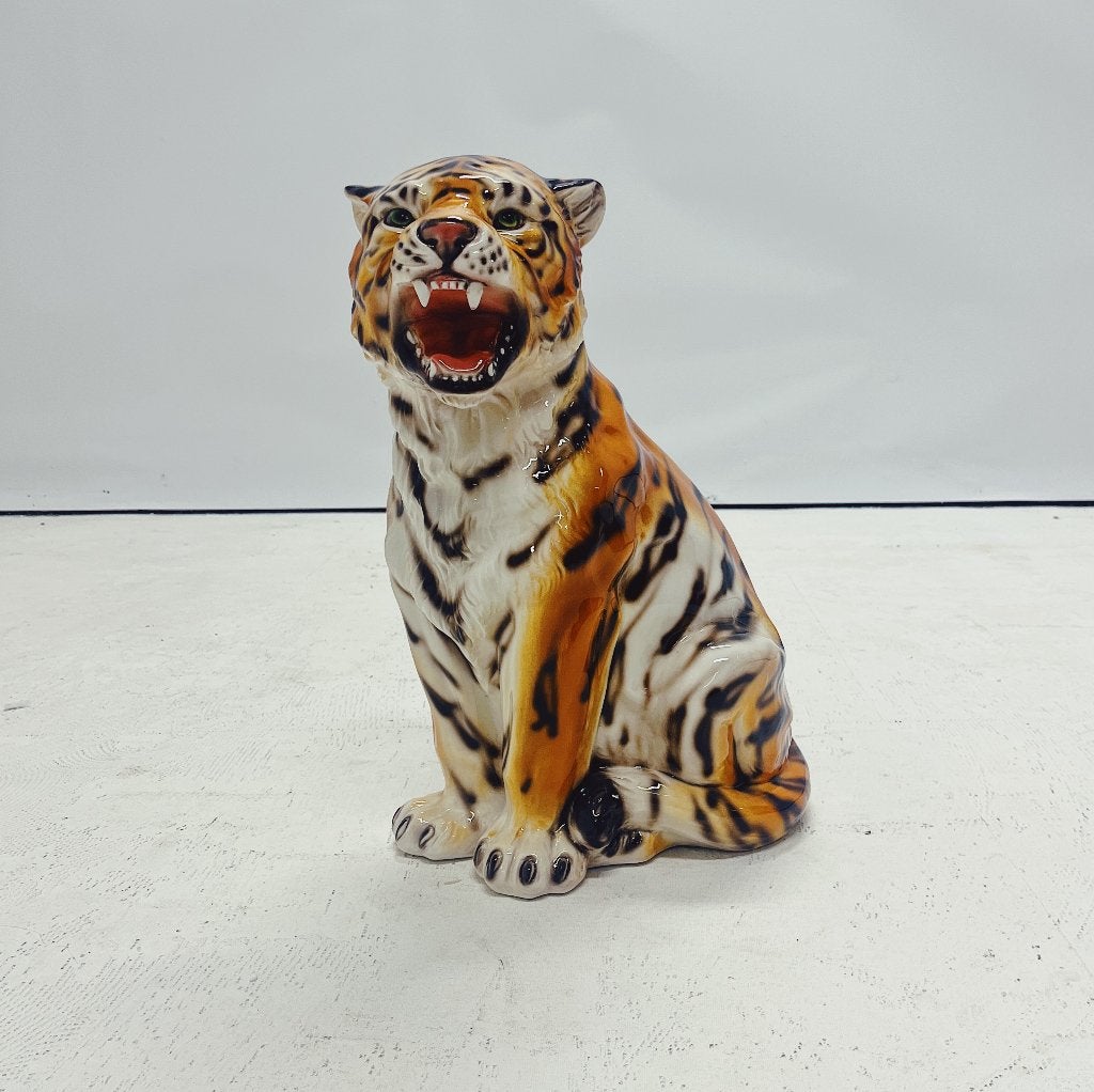Tijger Beeld Keramiek, Verzamelen, Beelden en Beeldjes, Ophalen, Nieuw, Dier
