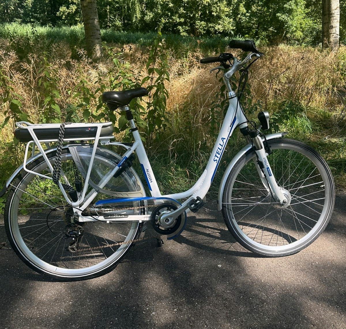 Elektrische fiets Stella Allegra, 53 tot 56 cm, Versnellingen, Zo goed als nieuw, Schijfrem