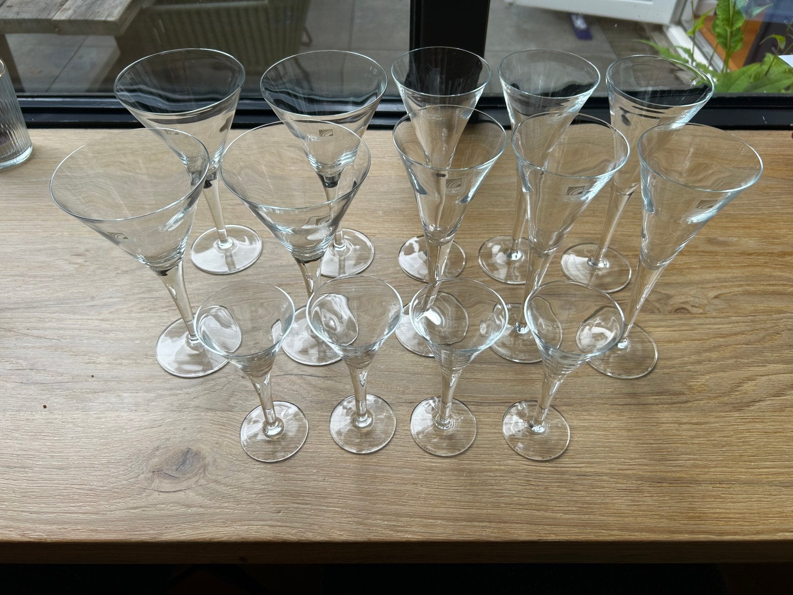 Luigi Bormioli Light & Music glazen. Handmade Italy (14 st), Ophalen, Zo goed als nieuw, Overige typen