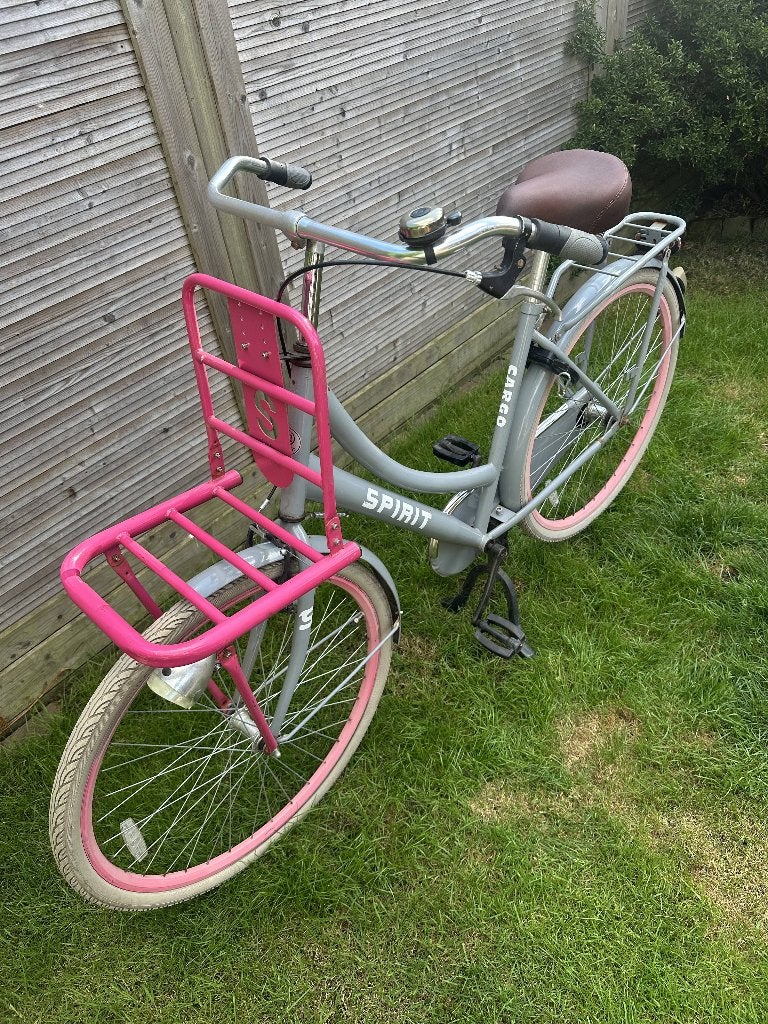 dames  oma fiets 28 inch grijs -Rose, prima fiets., Ophalen, Terugtraprem, Handrem, Spirit