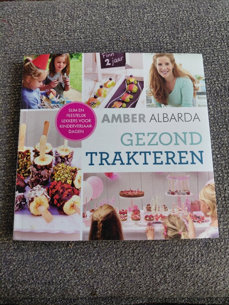 Gezond Trakteren - Amber Albarda, Ophalen of Verzenden, Zo goed als nieuw