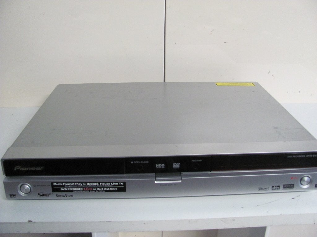 PIONEER DVR-540H dvd recorder met 160gbhdd,incl remote, Met harddisk, Dvd-recorder, Ophalen of Verzenden, Zo goed als nieuw