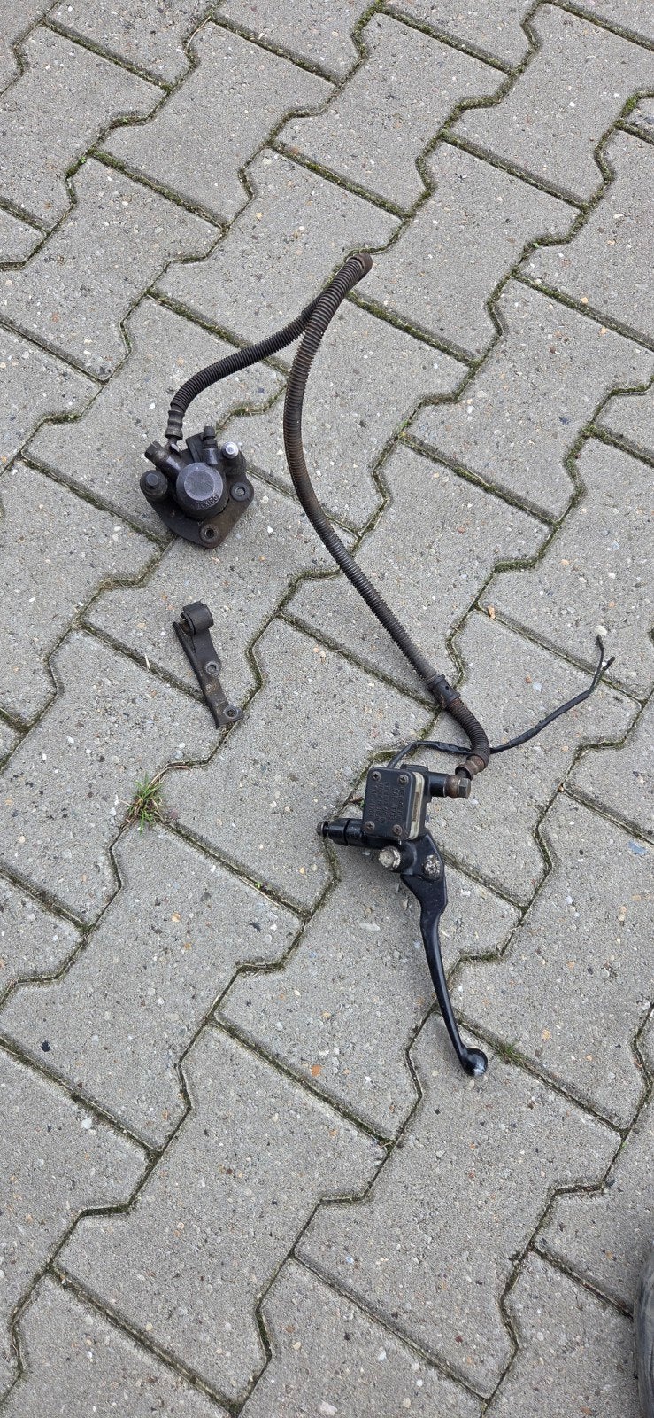 complete voorrem set Honda mb5, Ophalen of Verzenden, Zo goed als nieuw, Overige typen, Honda nsr mbx mtx mb mt
