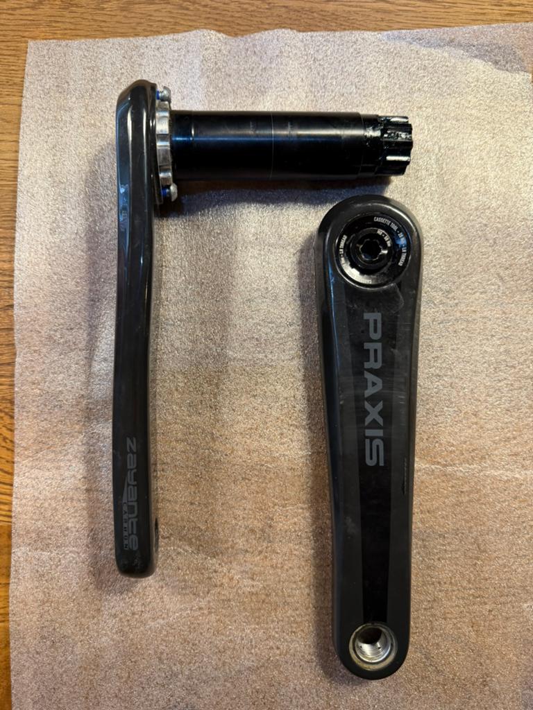 Praxis Zayente Carbon crankset, Crankstel of Pedalen, Gebruikt, Ophalen of Verzenden, Racefiets