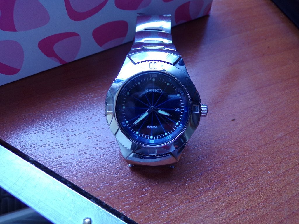 Seiko 7n42 6c50, Sieraden, Tassen en Uiterlijk, Horloges | Heren, Gebruikt, Staal, Polshorloge, Ophalen of Verzenden