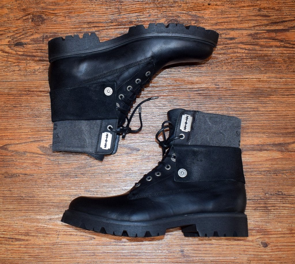 Shelby & Sons - leren gevoerde boots black - maat 43, Shelby & Sons, Zwart, Boots, Nieuw